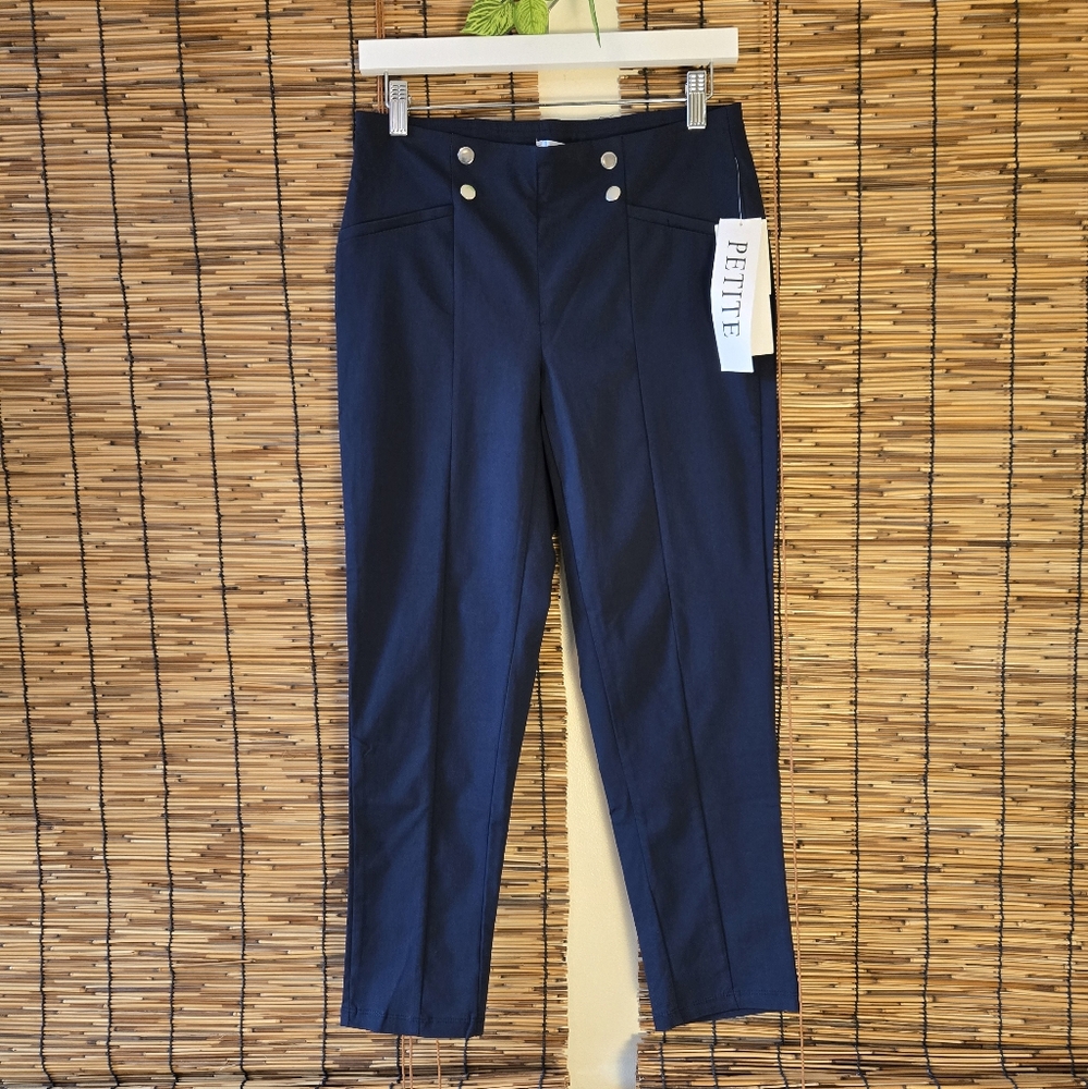 NWT Retrology Petite Stretch Ankle Pants